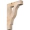 Ekena Millwork Funston Block Smooth Bracket, Douglas Fir, 5 1/2"W x 26"D x 38"H BKT06X26X38FST05SDF - alternate 1